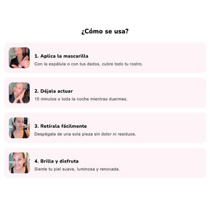 Mascarilla colágeno de noche + ¡Aplicador Gratis!