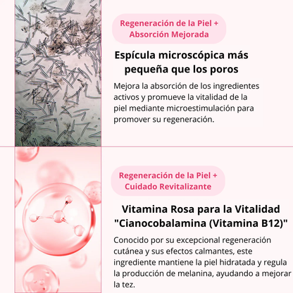 Crema de Espículas Rosa Ciano