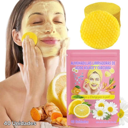 Almohadillas de Ácido Kójico y Cúrcuma