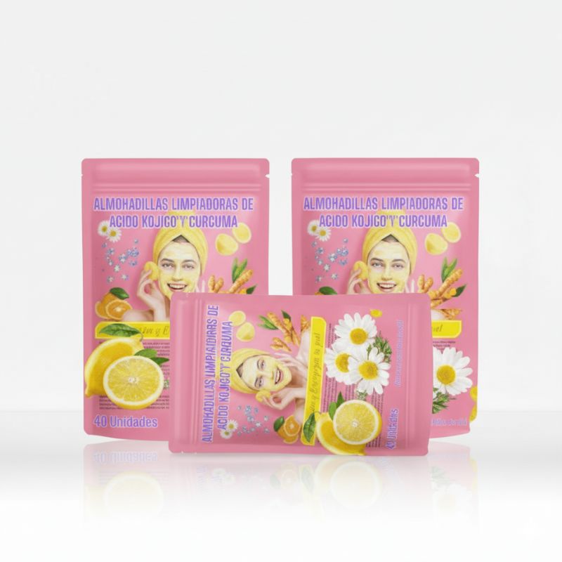 Almohadillas de Ácido Kójico y Cúrcuma