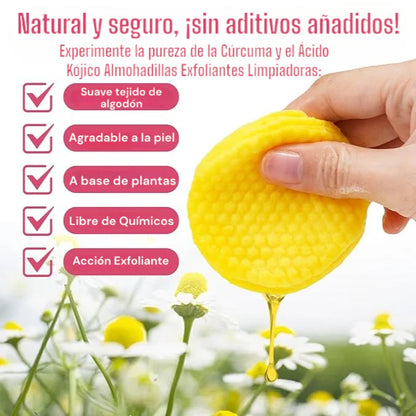 Almohadillas de Ácido Kójico y Cúrcuma