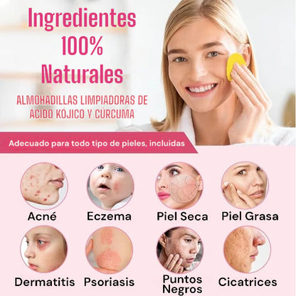 Almohadillas de Ácido Kójico y Cúrcuma