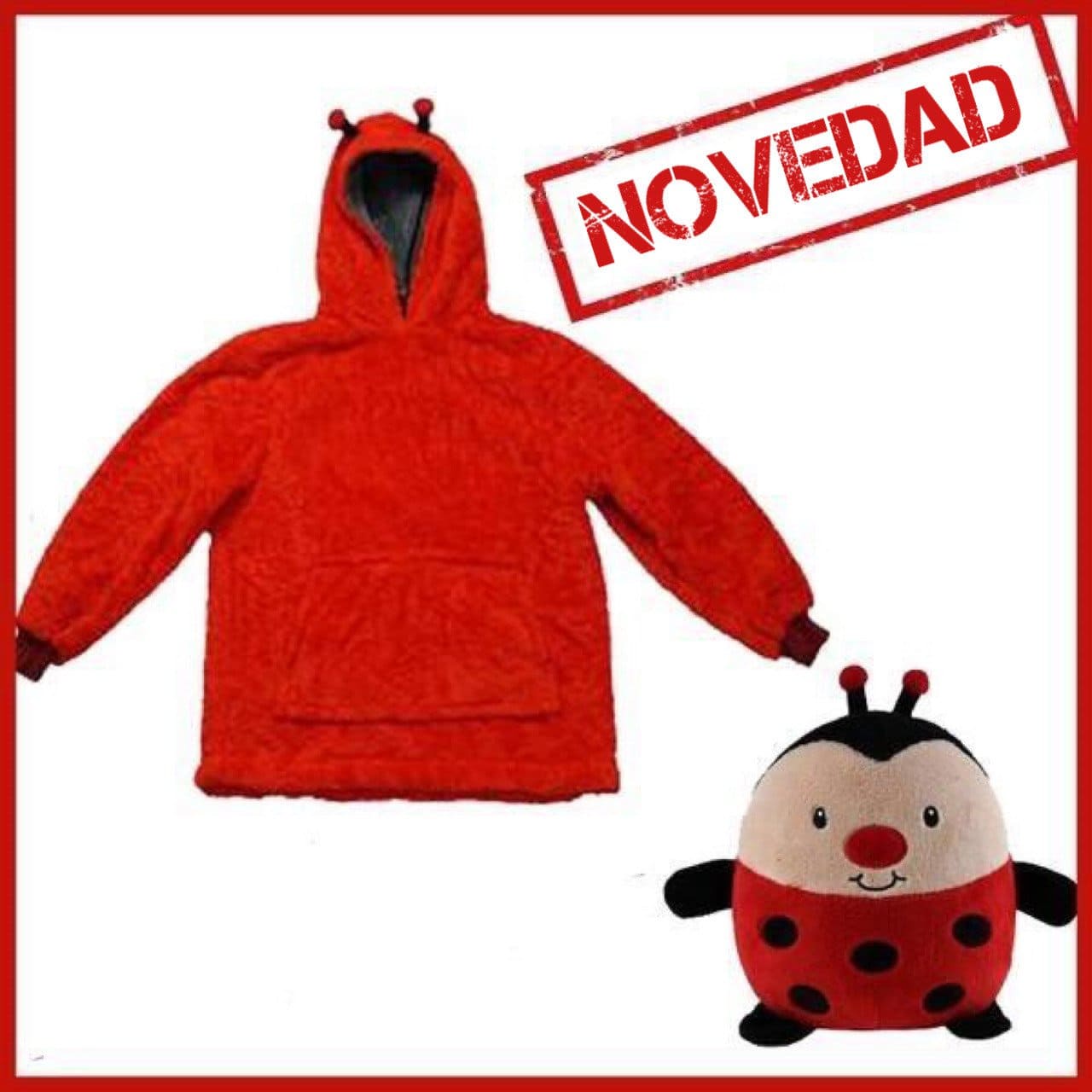 Peluche reversible a sudadera