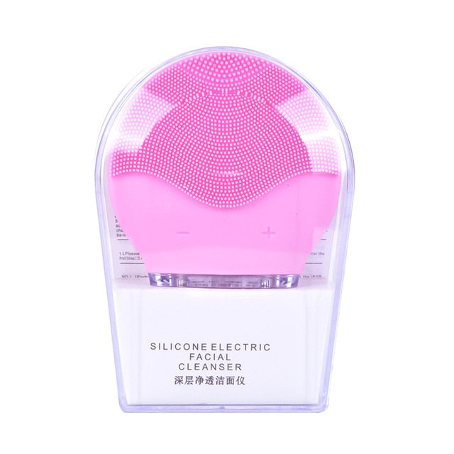 Cepillo de Limpieza Facial Ultrasónico
